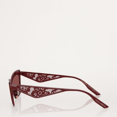Dolce&Gabbana Steel Rectangular Sunglasses - Image 3