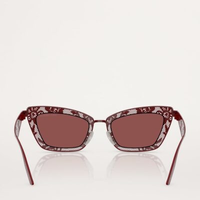 Dolce&Gabbana Steel Rectangular Sunglasses - Image 4