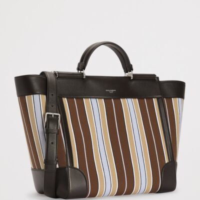 Dolce&Gabbana Striped Sicily Tote Bag - Image 2