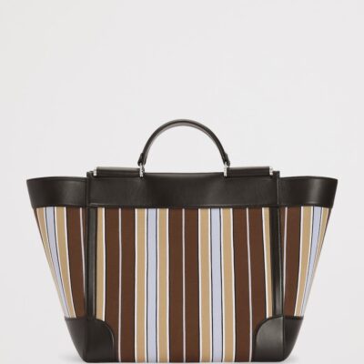 Dolce&Gabbana Striped Sicily Tote Bag - Image 3