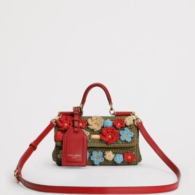 Dolce&Gabbana Woven My Sicily Top-Handle Bag - Image 2