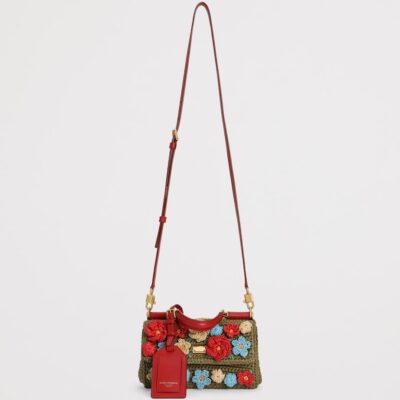Dolce&Gabbana Woven My Sicily Top-Handle Bag - Image 3