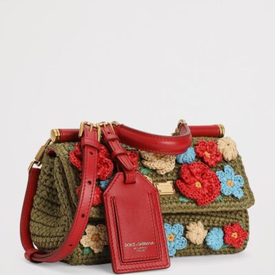 Dolce&Gabbana Woven My Sicily Top-Handle Bag - Image 4