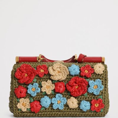 Dolce&Gabbana Woven My Sicily Top-Handle Bag - Image 5