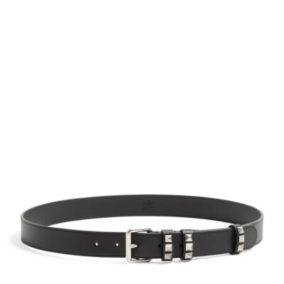 Dunhill Leather Reversible Rounded Roller Buckle Belt - Image 3