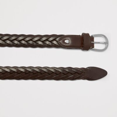 Dunhill Leather Woven Belt - Image 3