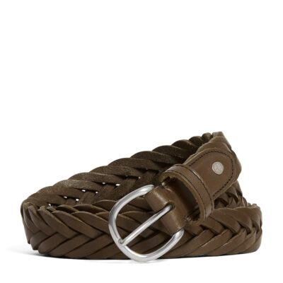 Dunhill Leather Woven Belt - Image 4