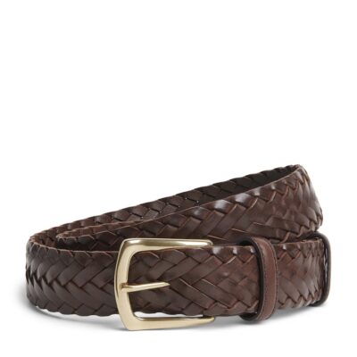 Dunhill Leather Woven Belt - Image 5