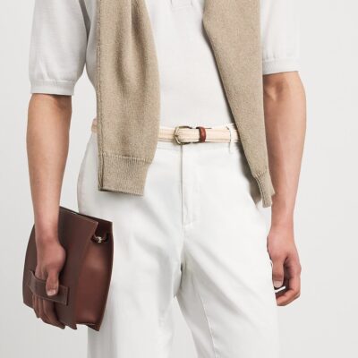 Eleventy Cotton Woven Belt - Image 2