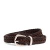 Eleventy Leather Braided Belt - Image 1