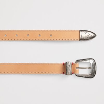 Eleventy Nubuck Leather Belt - Image 4