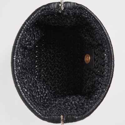 Eleventy Raffia Woven Clutch Bag - Image 5