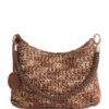 Eleventy Raffia Woven Shoulder Bag - Image 1
