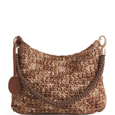 Eleventy Raffia Woven Shoulder Bag - Image 1