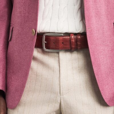 Elliot Rhodes Alligator Leather Belt - Image 2