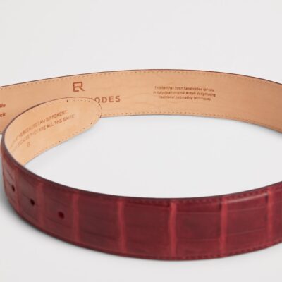 Elliot Rhodes Alligator Leather Belt - Image 5