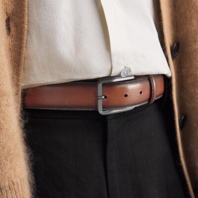 Elliot Rhodes Burnished Leather Belt - Image 2