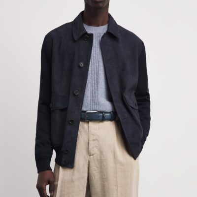Elliot Rhodes Grained Leather Belt - Image 2