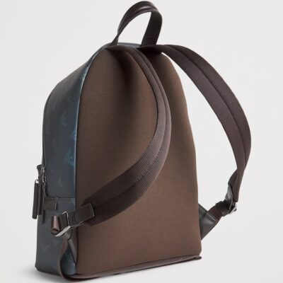 Emporio Armani Coated Canvas Eagle Backpack - Image 3