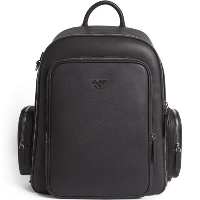 Emporio Armani Faux Leather Backpack - Image 1