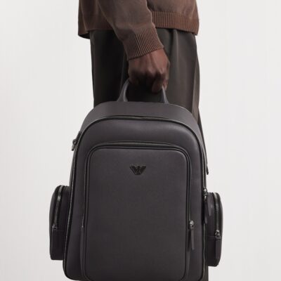 Emporio Armani Faux Leather Backpack - Image 4