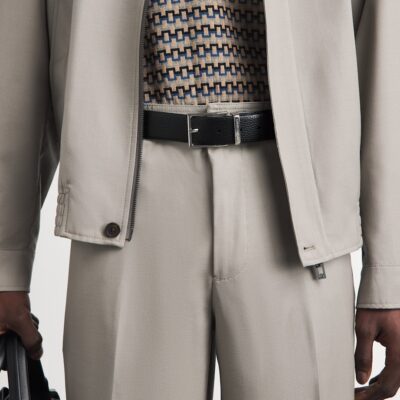 Emporio Armani Grained Leather Belt - Image 2