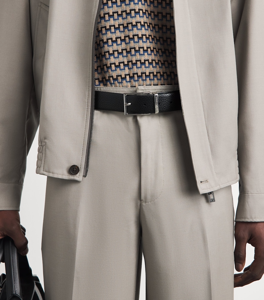 Emporio Armani Grained Leather Belt - Image 2