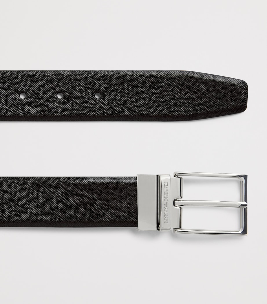 Emporio Armani Grained Leather Belt - Image 3