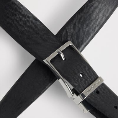 Emporio Armani Grained Leather Belt - Image 4