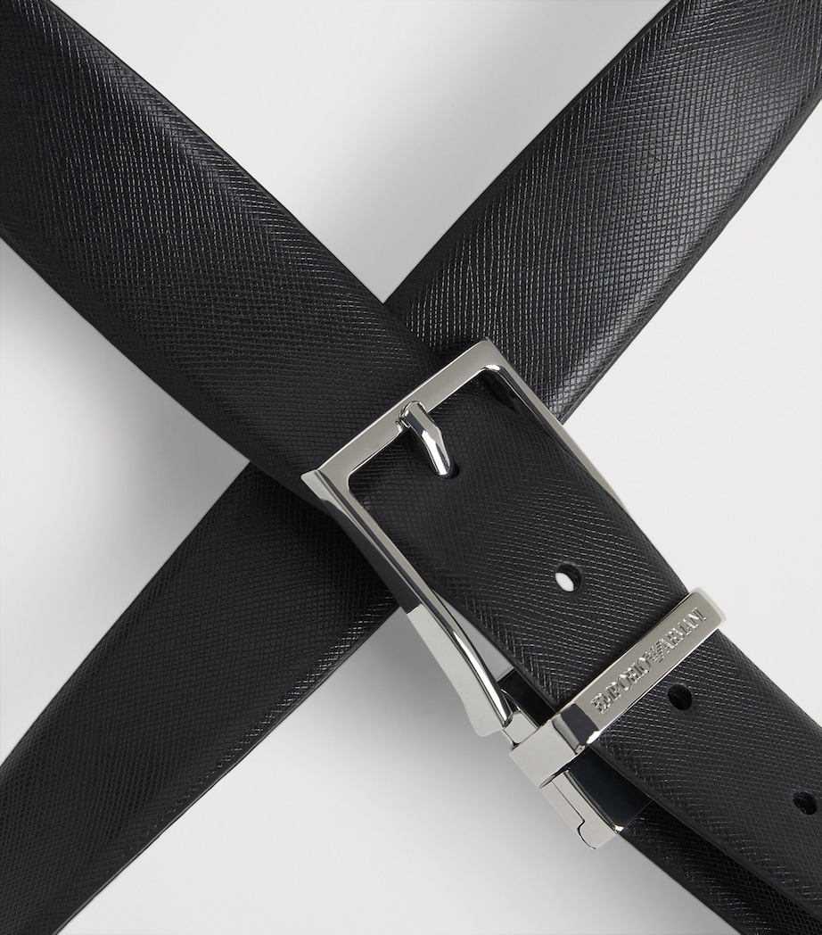 Emporio Armani Grained Leather Belt - Image 4
