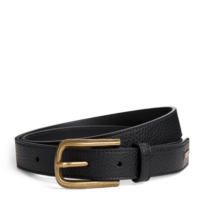 Emporio Armani Grained Leather Belt - Image 5