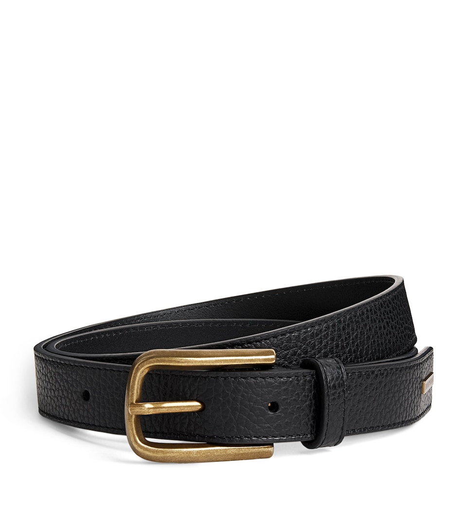 Emporio Armani Grained Leather Belt - Image 5