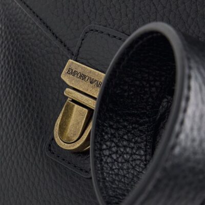 Emporio Armani Grained Leather Cross-Body Bag - Image 5