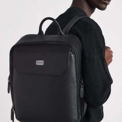 Emporio Armani Leather Backpack - Image 2