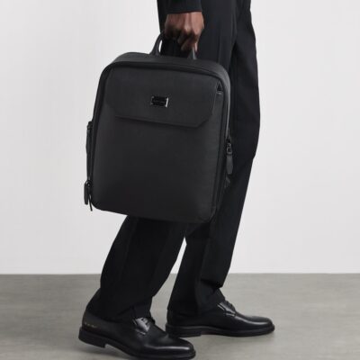 Emporio Armani Leather Backpack - Image 4