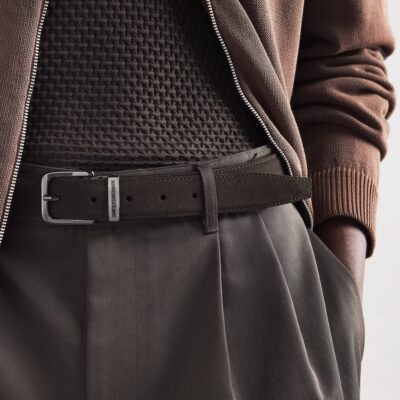 Emporio Armani Leather Buckle Belt - Image 2