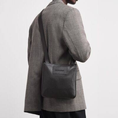 Emporio Armani Leather Cross-Body Bag - Image 2