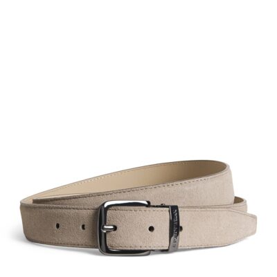 Emporio Armani Leather Tongue Belt - Image 1
