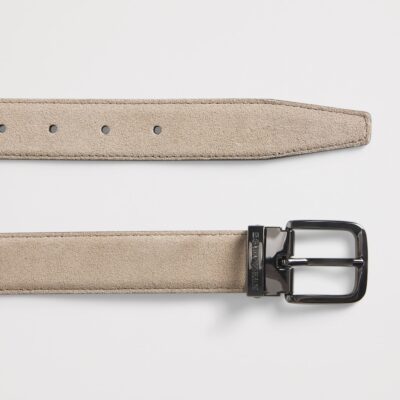 Emporio Armani Leather Tongue Belt - Image 3