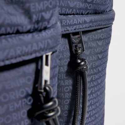 Emporio Armani Padded Jacquard Backpack - Image 4