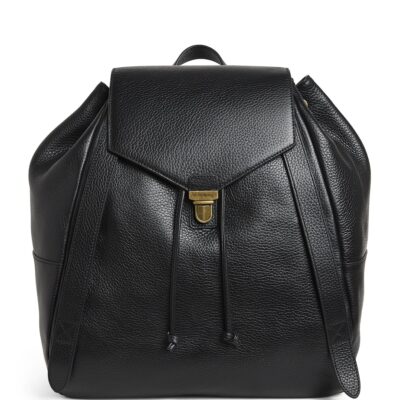 Emporio Armani Pebbled Leather Backpack - Image 1