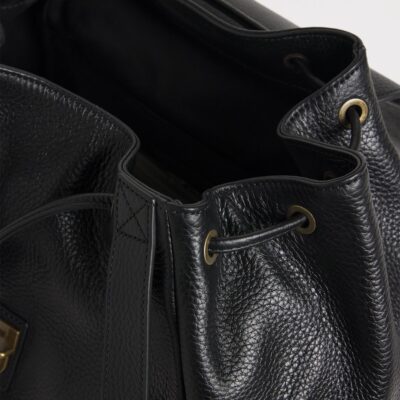 Emporio Armani Pebbled Leather Backpack - Image 4