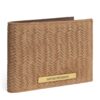 Emporio Armani Suede Embossed Bifold Wallet - Image 1