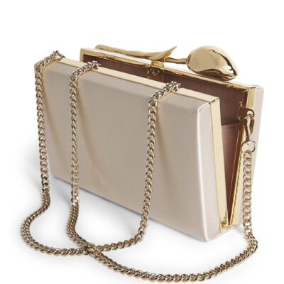 Erdem Satin Bloom Clutch Bag - Image 1