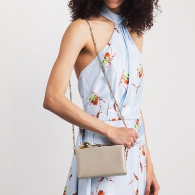Erdem Satin Bloom Clutch Bag - Image 4