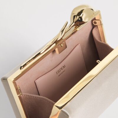 Erdem Satin Bloom Clutch Bag - Image 5