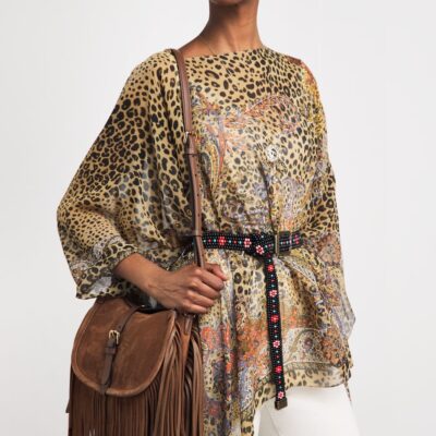 Etro Beaded Floral Belt - Image 4