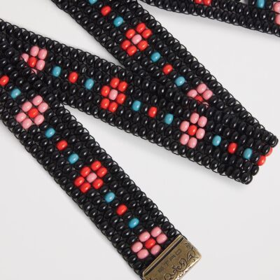 Etro Beaded Floral Belt - Image 5