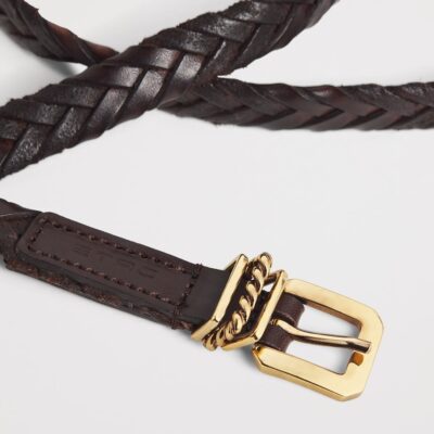 Etro Calfskin Braided Belt - Image 5