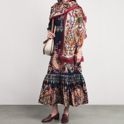 Etro Cotton-Silk Paisley Scarf - Image 2